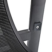 Sunfun Gastro Vrtni barski stol  (Jeklo, Tekstil, Možnost nakladanja, Antracit, Š x G x V: 53,5 x 74 x 110 cm) | 8350 - Stühle Textilen | ICAB - Sommermöbel Stühle | ICA - Sommermöbel | IC - Freizeit im Garten | I - Stadtgarten | BAUHAUS