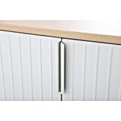 Sunfun Solo Garten-Aufbewahrungschrank (L x B x H: 90 x 46 x 86 cm, Stahl, Polywood, Light-Grey) | BAUHAUS