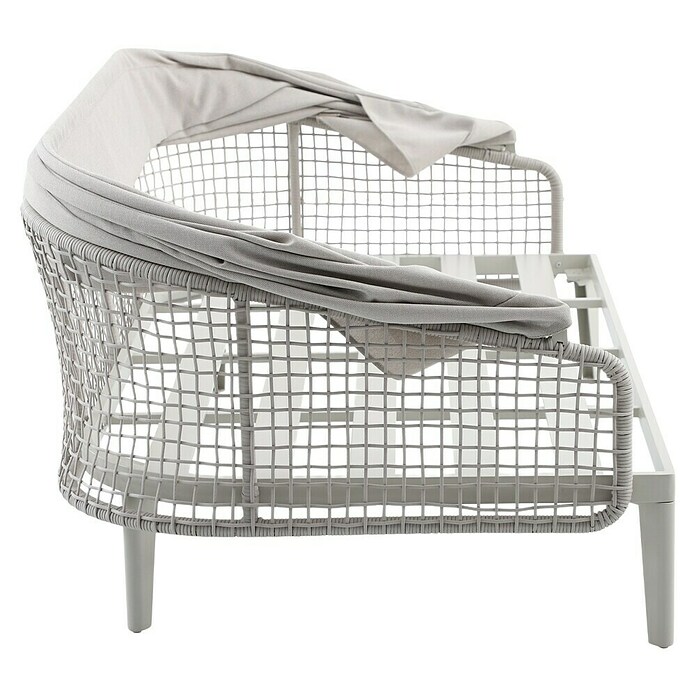 Sunfun Solo Rope Lounge kavč  (Š x G x V: 187 x 114 x 81,5 cm, Aluminij, Olefin, Siva) | 8303 - Loungeset | ICAE - Sommermöbel Loungemöbel | ICA - Sommermöbel | IC - Freizeit im Garten | I - Stadtgarten | BAUHAUS