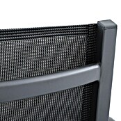 Sunfun Gastro Vrtni barski stol  (Jeklo, Tekstil, Možnost nakladanja, Antracit, Š x G x V: 53,5 x 74 x 110 cm) | 8350 - Stühle Textilen | ICAB - Sommermöbel Stühle | ICA - Sommermöbel | IC - Freizeit im Garten | I - Stadtgarten | BAUHAUS