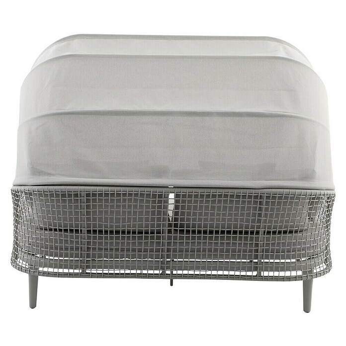 Sunfun Solo Rope Lounge kavč  (Š x G x V: 187 x 114 x 81,5 cm, Aluminij, Olefin, Siva) | 8303 - Loungeset | ICAE - Sommermöbel Loungemöbel | ICA - Sommermöbel | IC - Freizeit im Garten | I - Stadtgarten | BAUHAUS