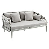 Sunfun Solo Rope Lounge kavč  (Š x G x V: 187 x 114 x 81,5 cm, Aluminij, Olefin, Siva) | 8303 - Loungeset | ICAE - Sommermöbel Loungemöbel | ICA - Sommermöbel | IC - Freizeit im Garten | I - Stadtgarten | BAUHAUS