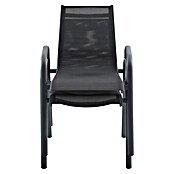 Sunfun Gastro Vrtni fotelj Gastro  (Jeklo, Tekstil, Možnost nakladanja, Antracit, Š x G x V: 57,5 x 68,5 x 88 cm) | 8350 - Stühle Textilen | ICAB - Sommermöbel Stühle | ICA - Sommermöbel | IC - Freizeit im Garten | I - Stadtgarten | BAUHAUS