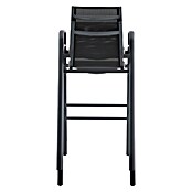 Sunfun Gastro Vrtni barski stol  (Jeklo, Tekstil, Možnost nakladanja, Antracit, Š x G x V: 53,5 x 74 x 110 cm) | 8350 - Stühle Textilen | ICAB - Sommermöbel Stühle | ICA - Sommermöbel | IC - Freizeit im Garten | I - Stadtgarten | BAUHAUS