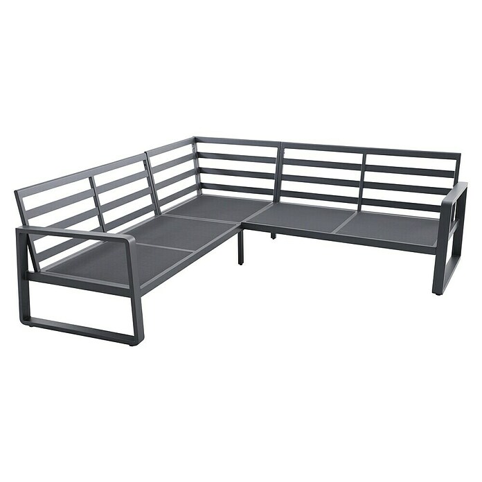 Sunfun Maja Lounge kotni element  (Aluminij, Olefin, Siva) | 8303 - Loungeset | ICAE - Sommermöbel Loungemöbel | ICA - Sommermöbel | IC - Freizeit im Garten | I - Stadtgarten | BAUHAUS