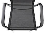 Sunfun Gastro Vrtni barski stol  (Jeklo, Tekstil, Možnost nakladanja, Antracit, Š x G x V: 53,5 x 74 x 110 cm) | 8350 - Stühle Textilen | ICAB - Sommermöbel Stühle | ICA - Sommermöbel | IC - Freizeit im Garten | I - Stadtgarten | BAUHAUS