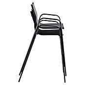 Sunfun Gastro Vrtni barski stol  (Jeklo, Tekstil, Možnost nakladanja, Antracit, Š x G x V: 53,5 x 74 x 110 cm) | 8350 - Stühle Textilen | ICAB - Sommermöbel Stühle | ICA - Sommermöbel | IC - Freizeit im Garten | I - Stadtgarten | BAUHAUS