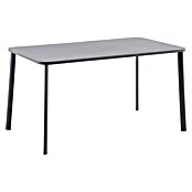 Sunfun Gastro Gartentisch (L x B x H: 142,5 x 82,5 x 75 cm, Stahl, Night-Grey, Stapelbar) | BAUHAUS