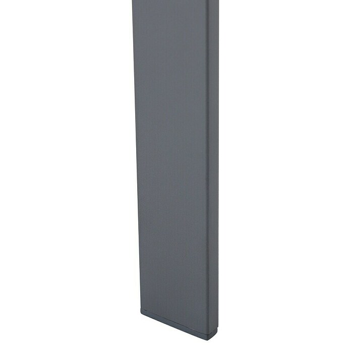 Sunfun Maja Garten-Loungetisch Holzoptik (L x B x H: 100 x 100 x 42 cm, Aluminium, Polywood, Night-Grey) | BAUHAUS