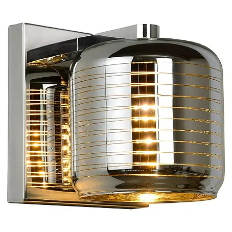 Lucide Eryn Aplique de pared Cromo