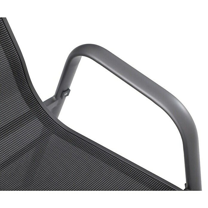 Sunfun Gastro Vrtni fotelj Gastro  (Jeklo, Tekstil, Možnost nakladanja, Antracit, Š x G x V: 57,5 x 68,5 x 88 cm) | 8350 - Stühle Textilen | ICAB - Sommermöbel Stühle | ICA - Sommermöbel | IC - Freizeit im Garten | I - Stadtgarten | BAUHAUS