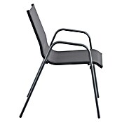 Sunfun Gastro Vrtni fotelj Gastro  (Jeklo, Tekstil, Možnost nakladanja, Antracit, Š x G x V: 57,5 x 68,5 x 88 cm) | 8350 - Stühle Textilen | ICAB - Sommermöbel Stühle | ICA - Sommermöbel | IC - Freizeit im Garten | I - Stadtgarten | BAUHAUS