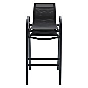 Sunfun Gastro Vrtni barski stol  (Jeklo, Tekstil, Možnost nakladanja, Antracit, Š x G x V: 53,5 x 74 x 110 cm) | 8350 - Stühle Textilen | ICAB - Sommermöbel Stühle | ICA - Sommermöbel | IC - Freizeit im Garten | I - Stadtgarten | BAUHAUS