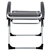 Sunfun Campingstuhl (B x T x H: 56 x 70,5 x 108 cm, Night-Grey, Aluminium, Textilene) | BAUHAUS