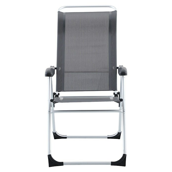 Sunfun Campingstuhl (B x T x H: 56 x 70,5 x 108 cm, Night-Grey, Aluminium, Textilene) | BAUHAUS
