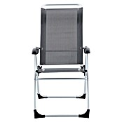 Sunfun Campingstuhl (B x T x H: 56 x 70,5 x 108 cm, Night-Grey, Aluminium, Textilene) | BAUHAUS