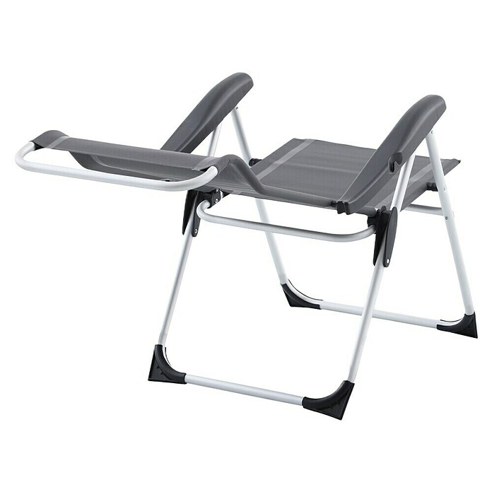 Sunfun Campingstuhl (B x T x H: 56 x 70,5 x 108 cm, Night-Grey, Aluminium, Textilene) | BAUHAUS