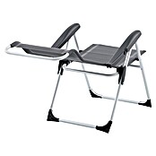 Sunfun Campingstuhl (B x T x H: 56 x 70,5 x 108 cm, Night-Grey, Aluminium, Textilene) | BAUHAUS
