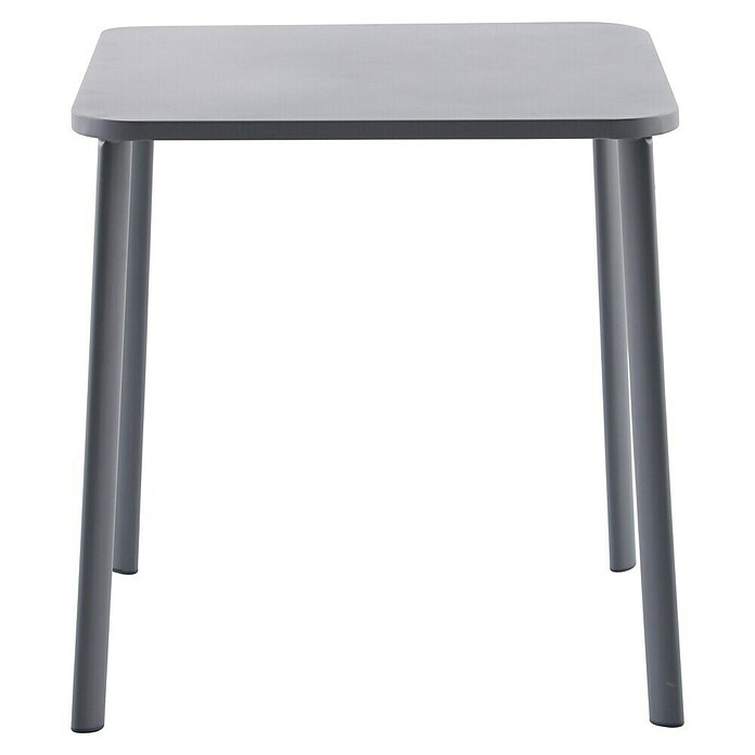 Sunfun Gastro Gartentisch (L x B x H: 74,5 x 75 x 74,5 cm, Stahl, Night-Grey, Stapelbar) | BAUHAUS
