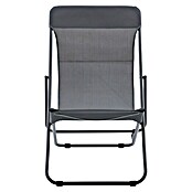 Sunfun Strandstuhl (B x T x H: 60 x 77 x 89 cm, Stahl, Textil, Night-Grey) | BAUHAUS