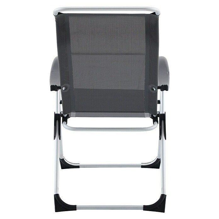 Sunfun Campingstuhl (B x T x H: 56 x 70,5 x 108 cm, Night-Grey, Aluminium, Textilene) | BAUHAUS