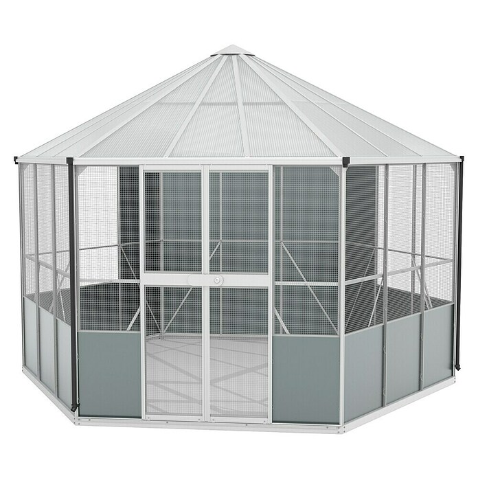 Vitavia Voliere Circus (L x B x H: 383,3 x 336 x 283,7 cm, Aluminium, Aluminium) | BAUHAUS