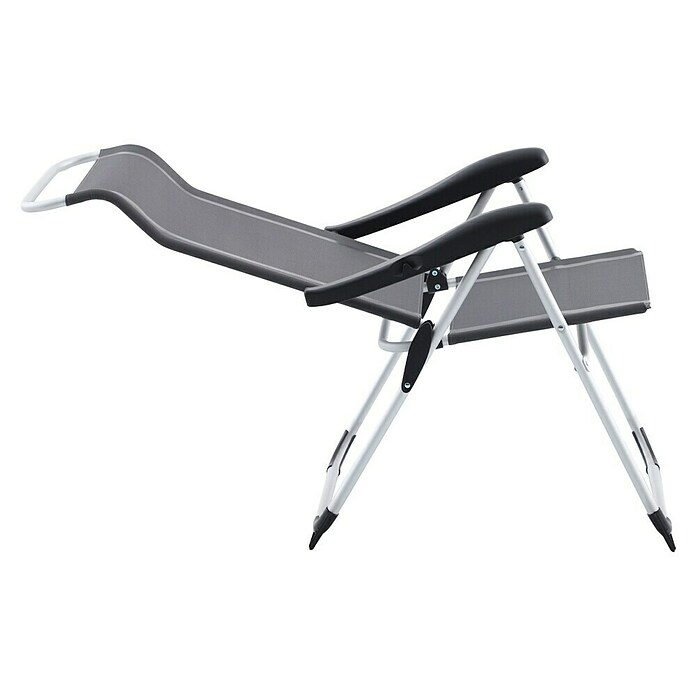 Sunfun Campingstuhl (B x T x H: 56 x 70,5 x 108 cm, Night-Grey, Aluminium, Textilene) | BAUHAUS