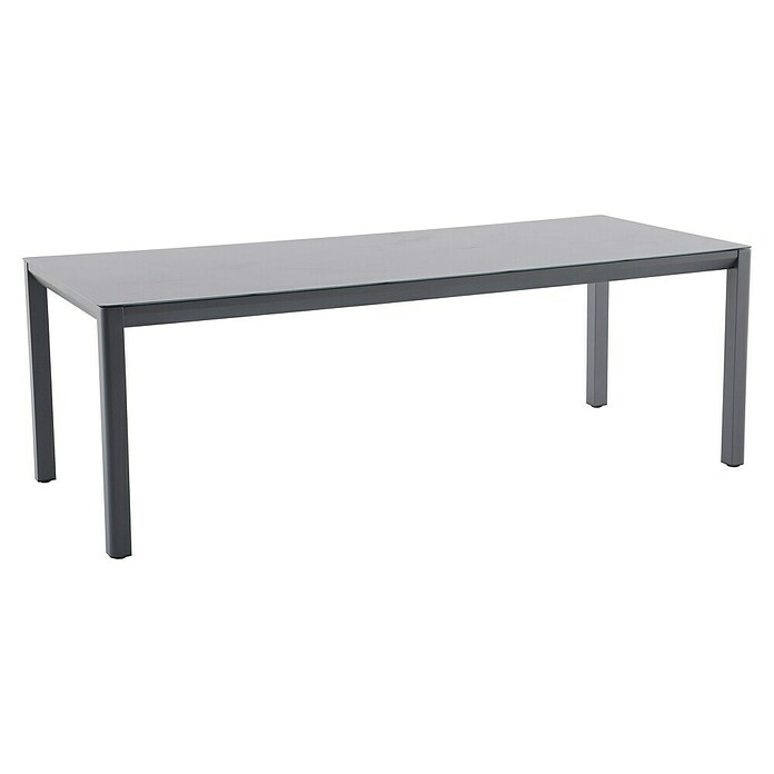 Sunfun Maja Gartenmöbel-Set (7 -tlg., Aluminium, Textil, Kunststoff, Night-Grey) | BAUHAUS