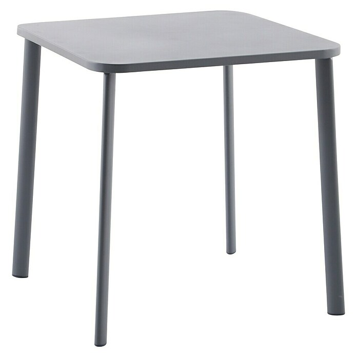 Sunfun Gastro Gartentisch (L x B x H: 74,5 x 75 x 74,5 cm, Stahl, Night-Grey, Stapelbar) | BAUHAUS