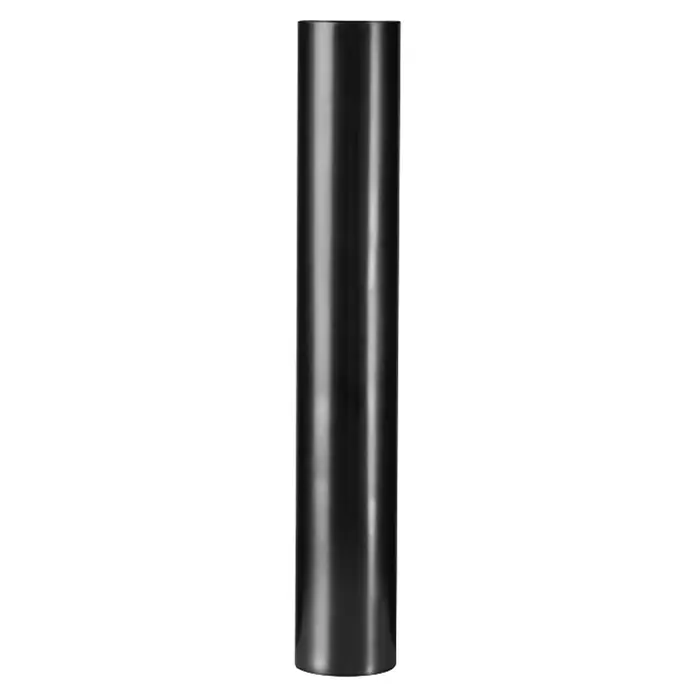 Ofenrohr - Ø x L: 120 x 1.000 mm, Blauglanz - Abbildung eines eleganten, zylindrischen Behälters in dunklem Metall, ideal für stilvolle Aufbewahrungslösungen im modernen Design.