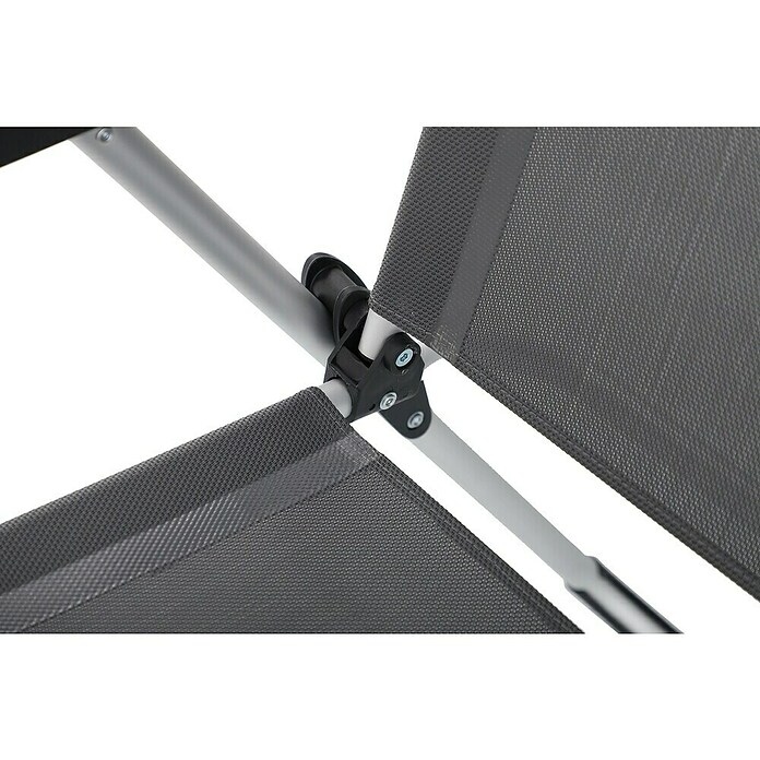 Sunfun Campingstuhl (B x T x H: 56 x 70,5 x 108 cm, Night-Grey, Aluminium, Textilene) | BAUHAUS