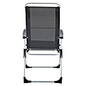 Sunfun Campingstuhl (B x T x H: 56 x 70,5 x 108 cm, Night-Grey, Aluminium, Textilene) | BAUHAUS