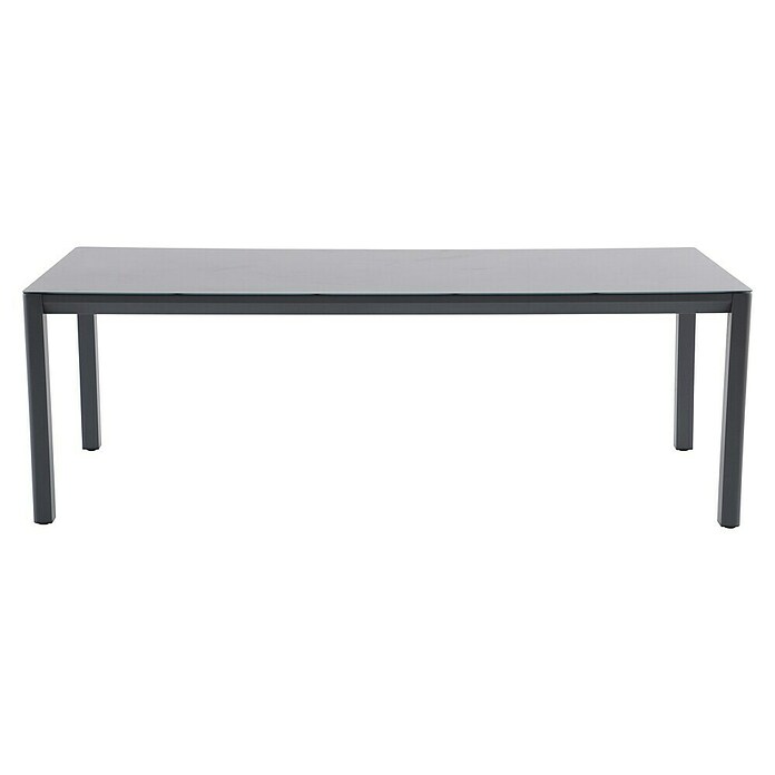 Sunfun Maja Gartentisch (L x B x H: 220 x 90 x 74 cm, Aluminium, Anthrazit) | BAUHAUS