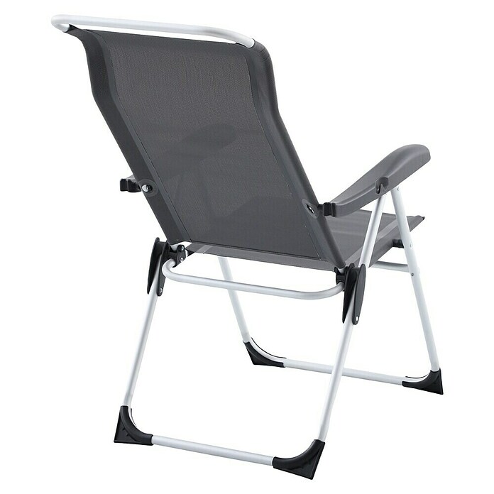 Sunfun Campingstuhl (B x T x H: 56 x 70,5 x 108 cm, Night-Grey, Aluminium, Textilene) | BAUHAUS