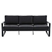 Sunfun Maja Loungesofa 3-Sitzer (B x T x H: 203 x 76 x 74,5 cm, Aluminium, Olefin, Night-Grey) | BAUHAUS