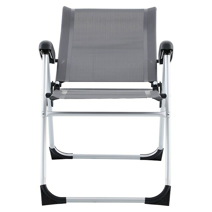 Sunfun Campingstuhl (B x T x H: 56 x 70,5 x 108 cm, Night-Grey, Aluminium, Textilene) | BAUHAUS