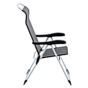 Sunfun Campingstuhl (B x T x H: 56 x 70,5 x 108 cm, Night-Grey, Aluminium, Textilene) | BAUHAUS