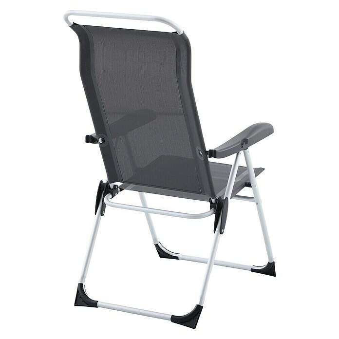 Sunfun Campingstuhl (B x T x H: 56 x 70,5 x 108 cm, Night-Grey, Aluminium, Textilene) | BAUHAUS
