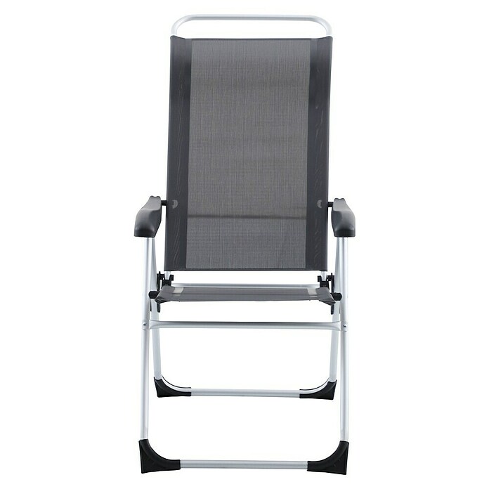 Sunfun Campingstuhl (B x T x H: 56 x 70,5 x 108 cm, Night-Grey, Aluminium, Textilene) | BAUHAUS