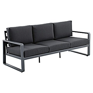 Sunfun Maja Lounge kavč (Š x G x V: 203 x 76 x 74,5 cm, Aluminij, Olefin, Siva)