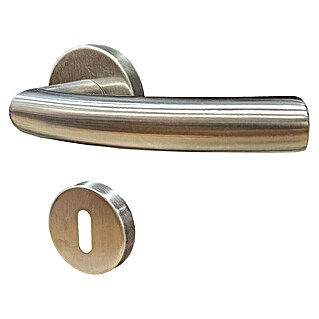 Portaferm Garnitura za sobna vrata Cuba (Debelina vrat: 33 mm - 47 mm, Jeklo, L oblika)