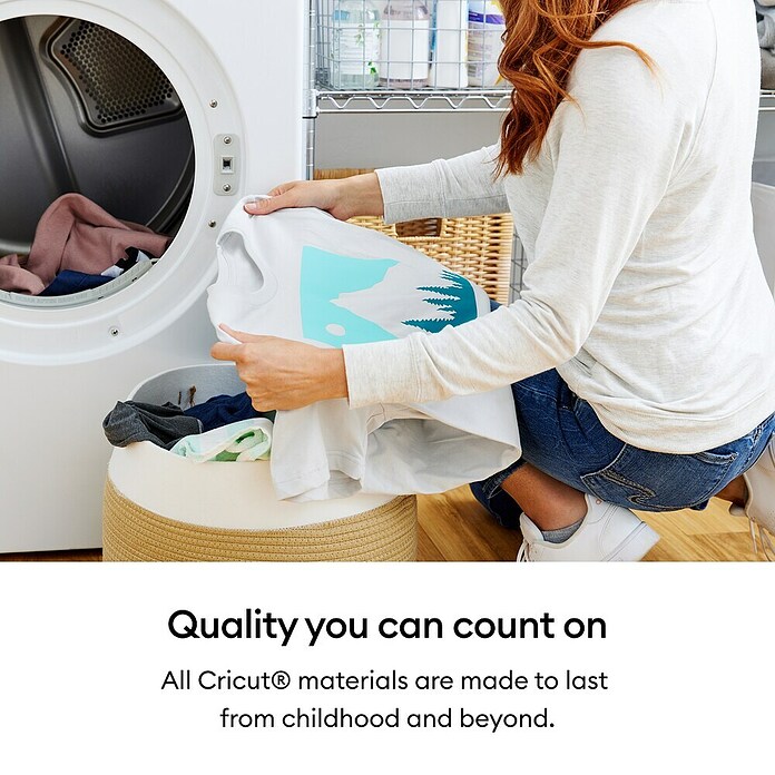 Cricut Joy Xtra Aufbügelfolie Smart Iron-On (L x B: 61 x 24,1 mm, Schwarz, Passend für: Cricut Joy Xtra™) | BAUHAUS