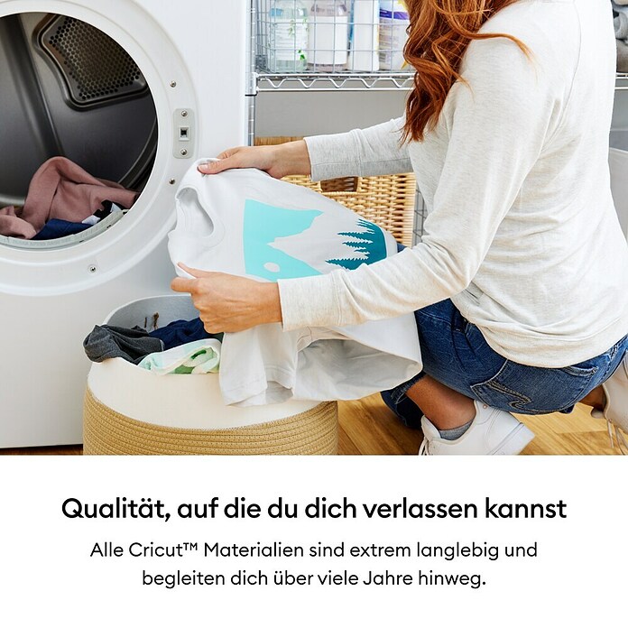 Cricut Aufbügelfolie Smart Iron-On (Ozean Blau, L x B: 91,4 x 33 cm, Passend für: Cricut Explore® 3 & 4, Cricut Maker® 3 & 4) | BAUHAUS