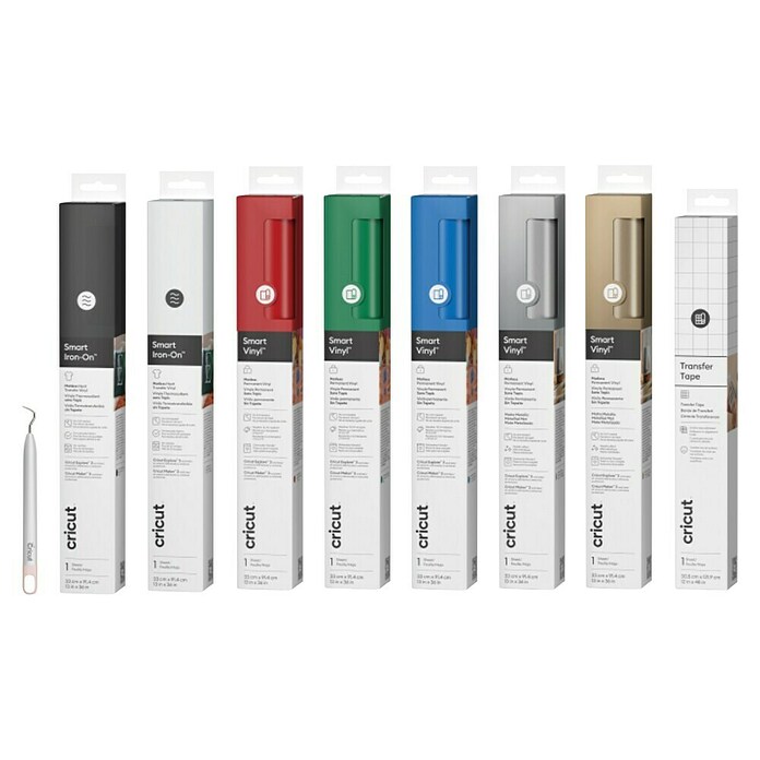 Cricut Vinylfolie Materials Starter Bundle (9 -tlg., Bunt) | BAUHAUS