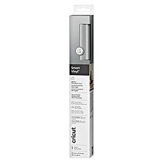 Cricut Vinylfolie Smart Vinyl Permanent (1 Stk., Silber, 91,4 x 33 cm, Selbstklebend)