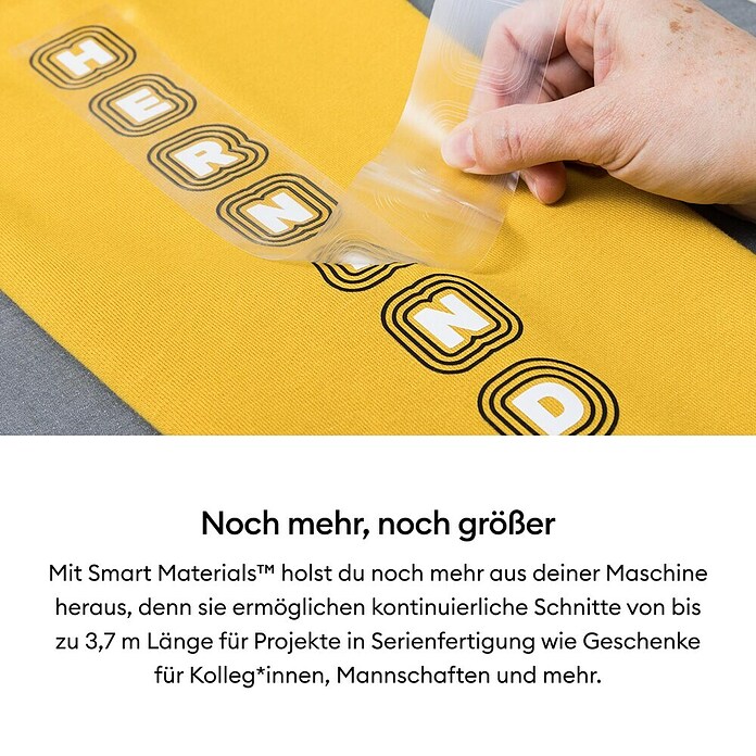 Cricut Joy Xtra Aufbügelfolie Smart Iron-On (L x B: 61 x 24,1 mm, Weiß, Passend für: Cricut Joy Xtra™) | BAUHAUS