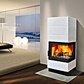 Domofire Kaminska peč Erfurt, desna  (6 kW, Belo-Črna) | 4125 - Stahl-Kaminöfen | DCED - Öfen | DCE - Heizung | DC - Sanitärinstallation | D - Sanitär | BAUHAUS