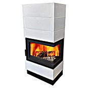 Domofire Kaminska peč Erfurt, desna  (6 kW, Belo-Črna) | 4125 - Stahl-Kaminöfen | DCED - Öfen | DCE - Heizung | DC - Sanitärinstallation | D - Sanitär | BAUHAUS
