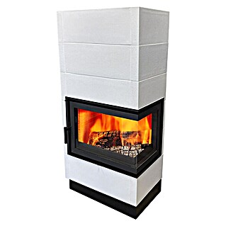 Domofire Kaminska peč Erfurt, desna (6 kW, Belo-Črna)