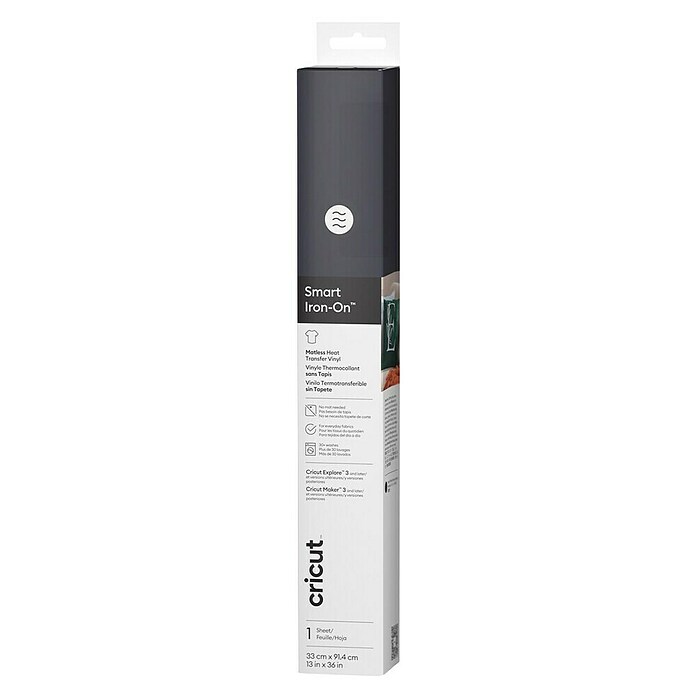 Cricut Aufbügelfolie Smart Iron-On (Navy Blau, L x B: 91,4 x 33 cm, Passend für: Cricut Explore® 3 & 4, Cricut Maker® 3 & 4) | BAUHAUS